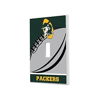 Green Bay Packers Passtime Design Single Toggle Lightswitch Plate