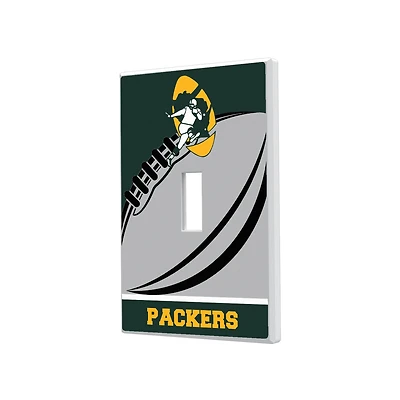 Green Bay Packers Passtime Design Single Toggle Lightswitch Plate