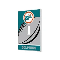 Miami Dolphins Passtime Design Single Toggle Lightswitch Plate