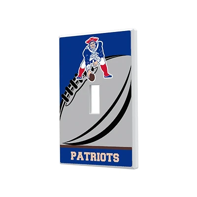 New England Patriots Passtime Design Single Toggle Lightswitch Plate