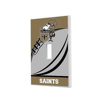 New Orleans Saints Passtime Design Single Toggle Lightswitch Plate
