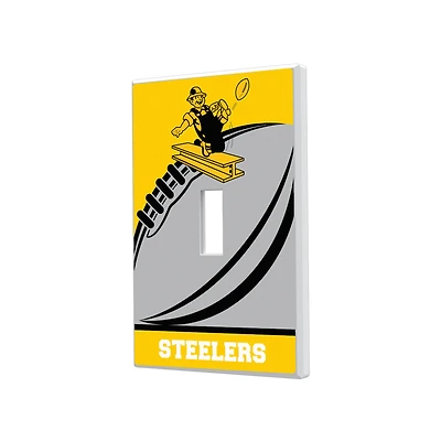 Pittsburgh Steelers Passtime Design Single Toggle Lightswitch Plate
