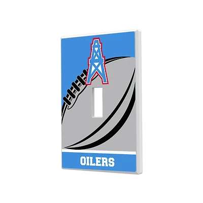 Houston Oilers Passtime Design Single Toggle Lightswitch Plate
