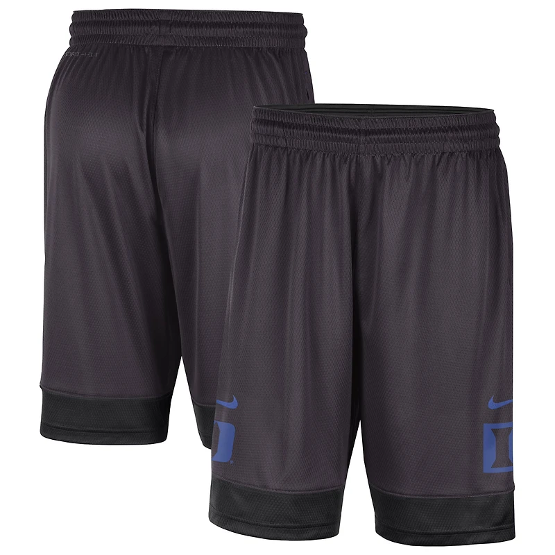 Men's Nike Charcoal Duke Blue Devils Performance Fast Break Shorts