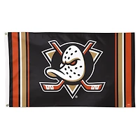WinCraft Anaheim Ducks 3' x 5' Logo Stripe Deluxe Single-Sided Flag