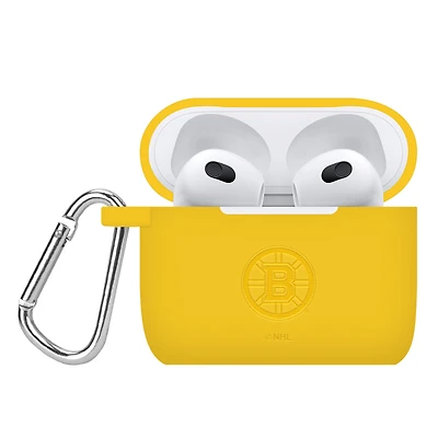 Boston Bruins Debossed Silicone AirPods 3 Case Cover