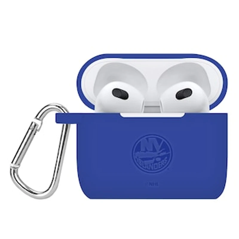 New York Islanders Debossed Silicone AirPods 3 Case Cover
