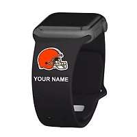 Cleveland Browns 38/40/41mm Personalized Silicone Apple Watch Band