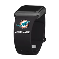 Miami Dolphins 38/40/41mm Personalized Silicone Apple Watch Band
