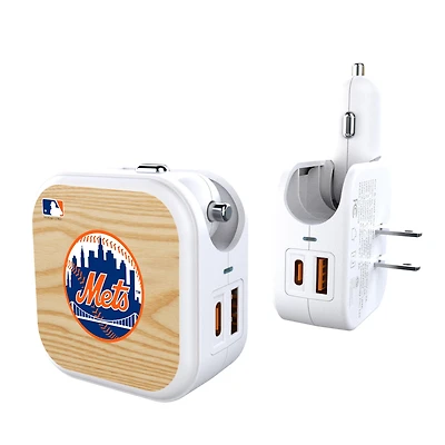 New York Mets 2-in-1 Baseball Bat Design USB Charger