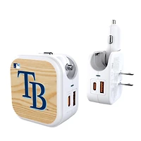 Tampa Bay Rays 2-in-1 Baseball Bat Design USB Charger