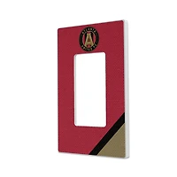 Atlanta United FC Diagonal Stripe Design Single Rocker Lightswitch Plate