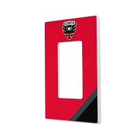 D.C. United Diagonal Stripe Design Single Rocker Lightswitch Plate