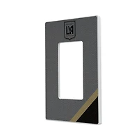 LAFC Diagonal Stripe Design Single Rocker Lightswitch Plate