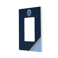 Vancouver Whitecaps FC Diagonal Stripe Design Single Rocker Lightswitch Plate