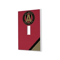 Atlanta United FC Diagonal Stripe Design Single Toggle Lightswitch Plate