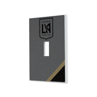 LAFC Diagonal Stripe Design Single Toggle Lightswitch Plate