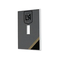 LAFC Diagonal Stripe Design Single Toggle Lightswitch Plate