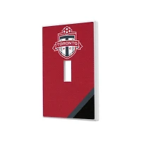 Toronto FC Diagonal Stripe Design Single Toggle Lightswitch Plate
