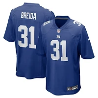 Men's Nike Matt Breida Royal New York Giants Game Jersey