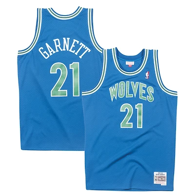 Men's Mitchell & Ness Kevin Garnett Blue Minnesota Timberwolves Big & Tall Hardwood Classics 2003/04 Swingman Jersey
