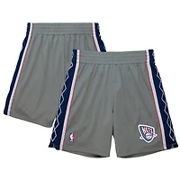 Men's Mitchell & Ness  Gray New Jersey Nets 2004-05 Hardwood Classics Authentic Shorts