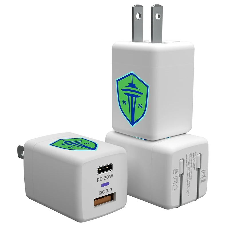 Seattle Sounders FC Team Logo Insignia USB Charger