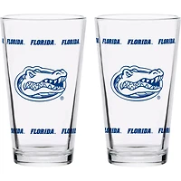 Florida Gators Two-Pack Knockout 16oz. Pint Glass Set