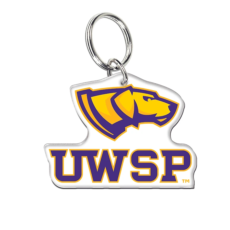 WinCraft Wisconsin-Stevens Point Pointers Premium Acrylic Team Key Ring