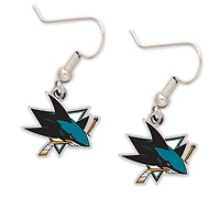 WinCraft San Jose Sharks Logo Dangle Earrings