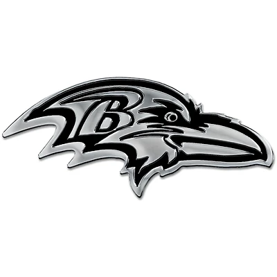 WinCraft Baltimore Ravens Chrome Auto Emblem