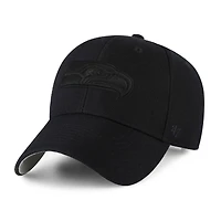 Men's '47 Black Seattle Seahawks  Tonal MVP Adjustable Hat