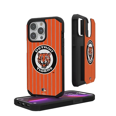 Detroit Tigers iPhone Pinstripe Cooperstown Design Rugged Case