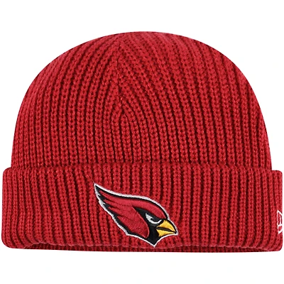 Men's New Era Cardinal Arizona Cardinals Fisherman Skully Cuffed Knit Hat