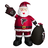 Atlanta Falcons 7' Inflatable Santa