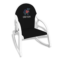 Children's Black Florida Gators Personalized Rocking Chair