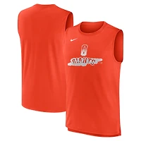 Men's Nike Orange San Francisco Giants City Connect Muscle Tank Top