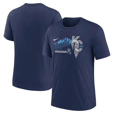 Men's Nike  Kansas City Royals City Connect Tri-Blend T-Shirt