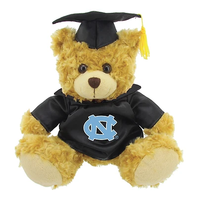 Carolina Blue/Brown North Carolina Tar Heels 12'' Graduation Plush Bear