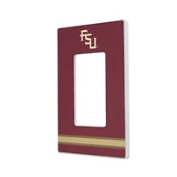 Florida State Seminoles Stripe Design Single Rocker Lightswitch Plate
