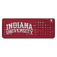 Indiana Hoosiers Solid Design Wireless Keyboard