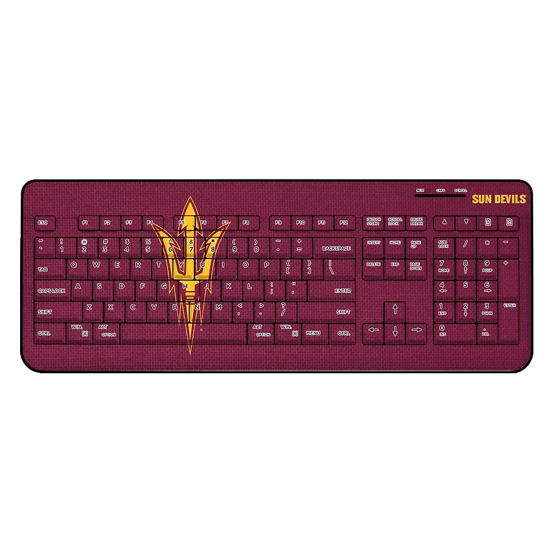 Arizona State Sun Devils Solid Design Wireless Keyboard