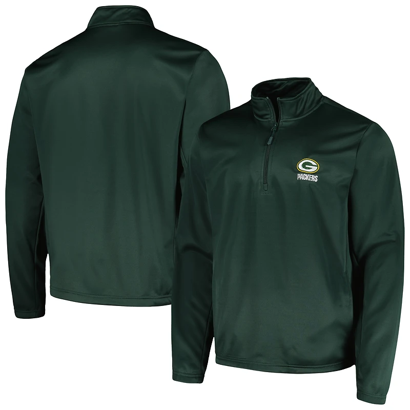 Men's Dunbrooke Green Green Bay Packers All-Star Tech Quarter-Zip Top