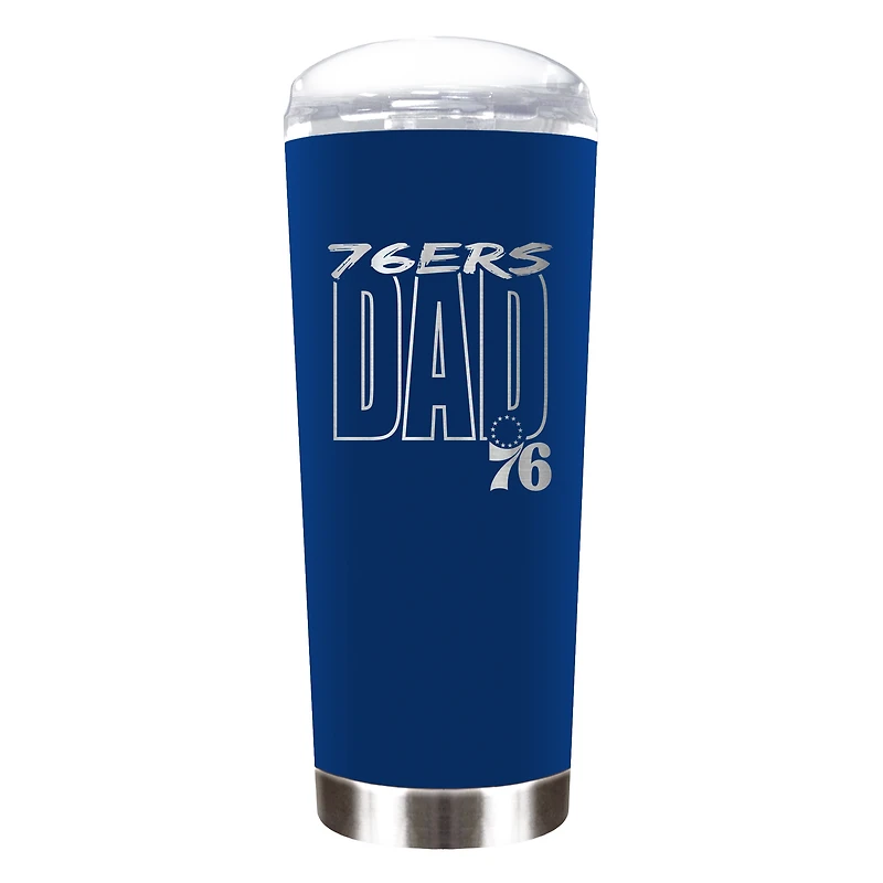 Philadelphia 76ers Dad 18oz. Roadie Tumbler