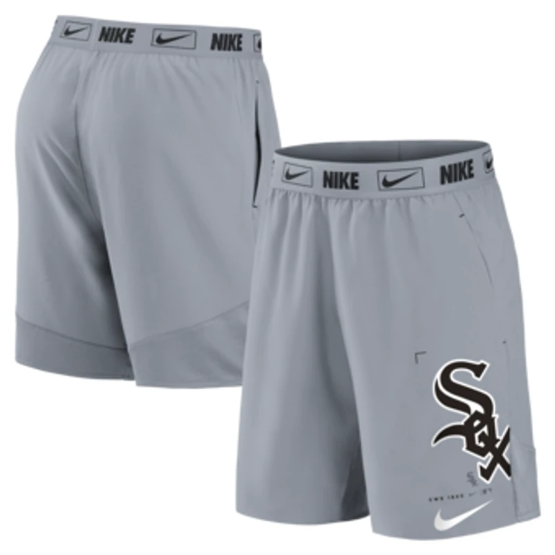Men's Nike Gray Chicago White Sox Bold Express Performance Shorts