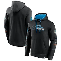Men's Fanatics Black Miami Marlins Extra Innings Hoodie