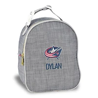 Gray Columbus Blue Jackets Personalized Insulated Bag