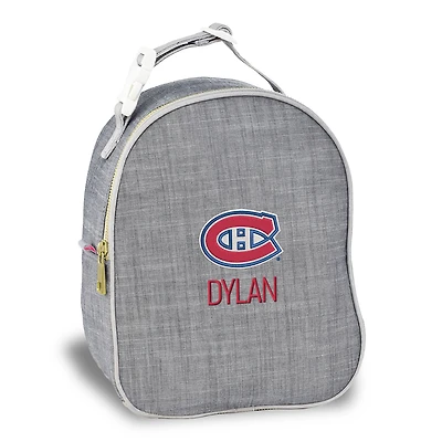 Gray Montreal Canadiens Personalized Insulated Bag