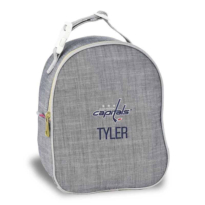 Gray Washington Capitals Personalized Insulated Bag