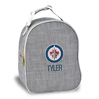 Gray Winnipeg Jets Personalized Insulated Bag